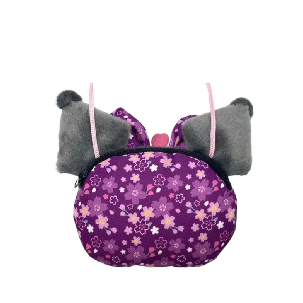 New Nakajima Corporation Sakura Kimono Face Pouch Kuromi 191656-24